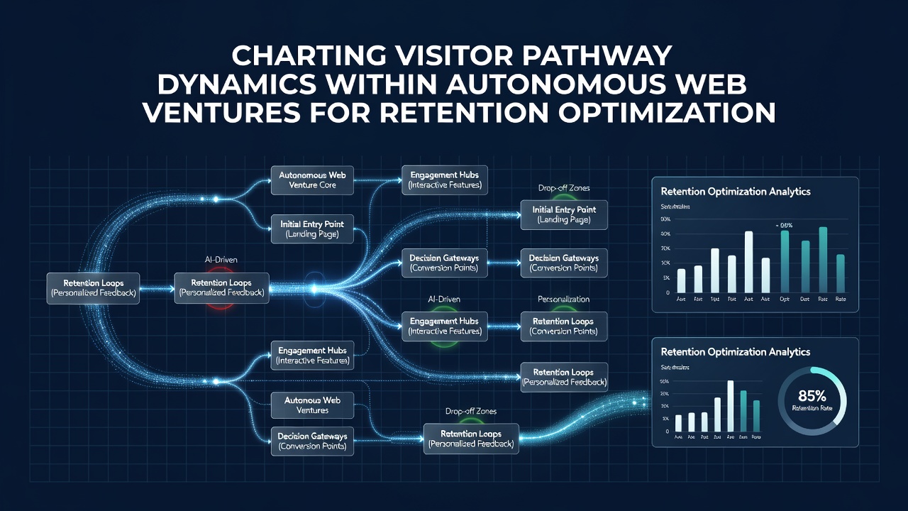 Analytics dashboard displaying segmented user journey maps for retention tracking